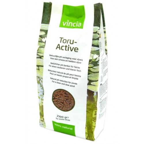 Bassin de jardin : SAC Vincia Toru-Active 2100G (reducteur de PH naturel 5000 L), Optimiser paramètre de l'eau