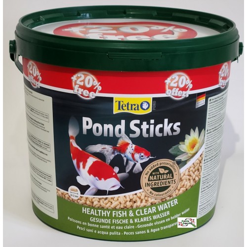 Bassin de jardin : TETRA POND STICK 10L+20% gratuit, Nourriture TETRA POND