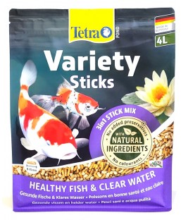 Bassin de jardin : TETRA POND VARIETY STICKS 4L, Nourriture TETRA POND