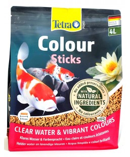 Bassin de jardin : TETRA POND COLOUR STICKS 4L, Nourriture TETRA POND