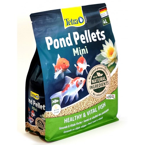 Bassin de jardin : TETRA POND PELLETS MINI 4L, Nourriture TETRA POND