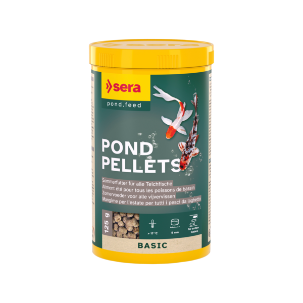 Bassin de jardin : sera Pond Pellets 1 L (125g), Nourriture Serapond