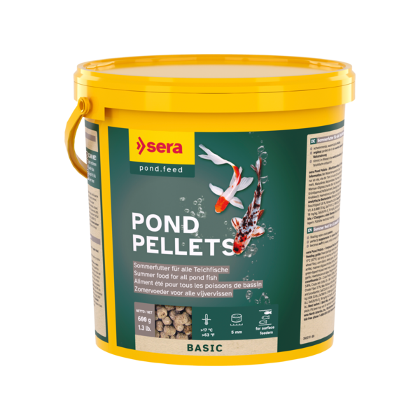 Bassin de jardin : SERA POND PELLETS 3.8L (125G), Nourriture Serapond