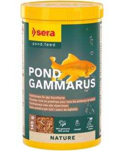 Bassin de jardin : SeraPOND GAMMARUS MIX 1L (145g), Nourriture Serapond