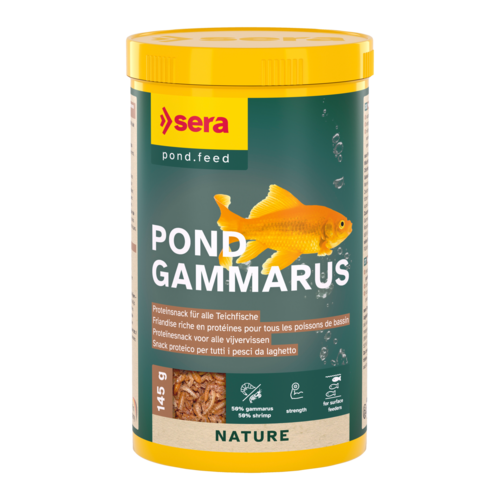 Bassin de jardin : SeraPOND GAMMARUS MIX 1L (145g), Nourriture Serapond