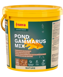 Bassin de jardin : SeraPOND GAMMARUS MIX 3.8L (550g), Nourriture Serapond