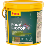 Bassin de jardin : sera Pond Biotop poissons de riviere 3.8L (1.7kg), Nourriture Serapond