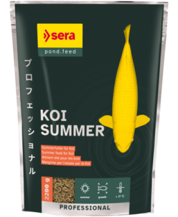 Bassin de jardin : SERA KOI Professional été 2.2KG, Nourriture Serapond
