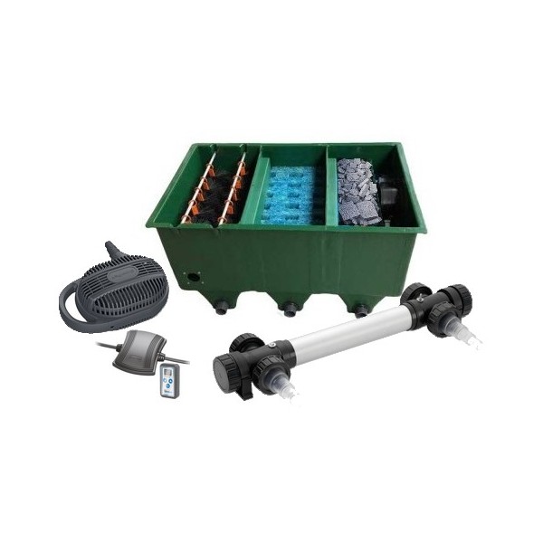 Bassin de jardin : KIT GARDA AQUAWORLD 12000, Kit Aquaworld