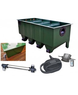 Bassin de jardin : Pack PRO PREFILTRE/ Edouna 4/ 18000L, Kit Bassin de 10 à 20 m3