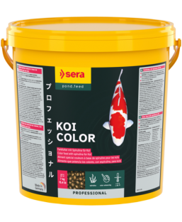Bassin de jardin : SERA KOI COLOR Spirulina spécial couleurs 7KG, Nourriture Serapond