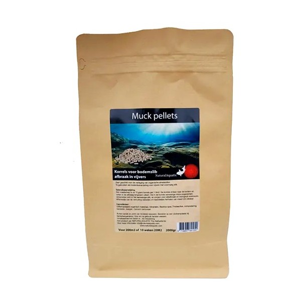 Bassin de jardin : MUCK PELLETS 2000G anti vase (200m2), Produits anti-vase bassin