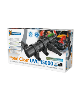 Bassin de jardin : Pond clear UVC 15000 18W (NEW2024), UV pour bassin de 0 à 30 W