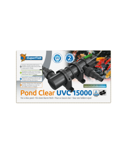 Bassin de jardin : Pond clear UVC 15000 18W (NEW2024), UV pour bassin de 0 à 30 W