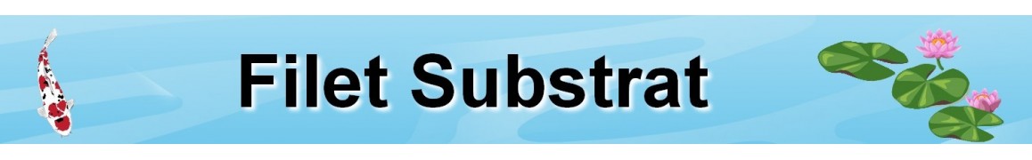Filet substrat pour filtration biologique pour bassin