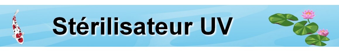 Stérilisateur UV bassin jardin, aquarium