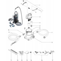 Pièces détachées - PONDOVAC 4 OASE - aspirateur OASE