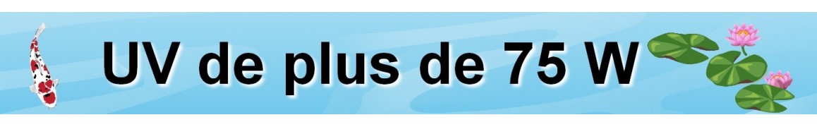UV bassin de jardin, stérilisateur UV bassin de jardin