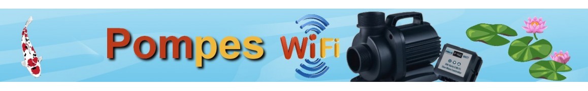 Découvrez nos pompes de bassin connectées en wifi