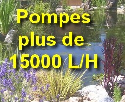 Pompes plus de 15m3/H